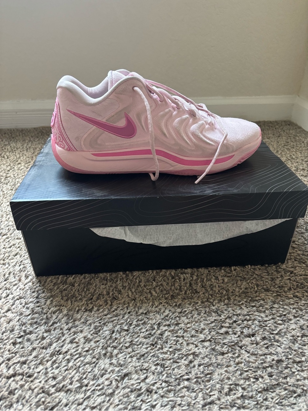 Nike Women's Pink Low-Top Athletic Court Shoe